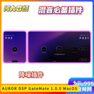 AUROR DSP GateMate 1.0.0 MacOS-阿九音频