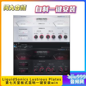 LiquidSonics Lustrous Plates第七天堂板式混响一键安装win-阿九音频