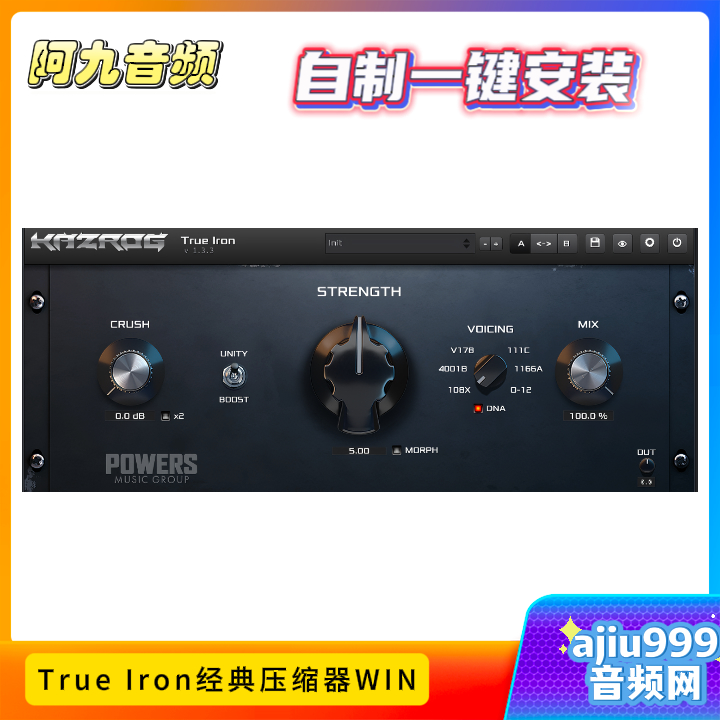 True Iron经典压缩器一键安装win-阿九音频