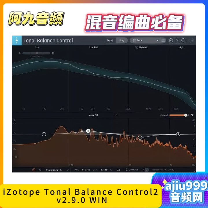 iZotope Tonal Balance Control 2 v2.9.0-R2R WIN-阿九音频