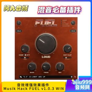 音效增强效果插件 Musik Hack FUEL v1.0.3 WiN-阿九音频