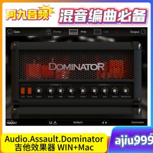 Audio.Assault.Dominator.v1.01吉他效果器 WIN+Mac-阿九音频