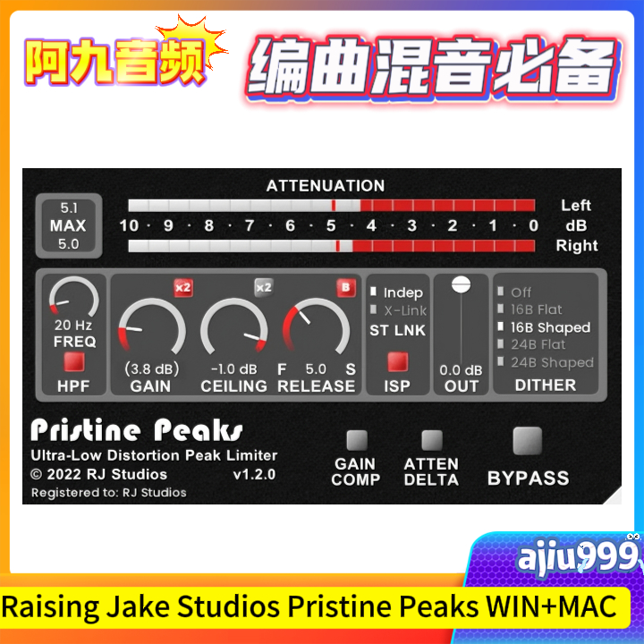 Raising Jake Studios Pristine Peaks V1.2.0 WIN+MAC-阿九音频