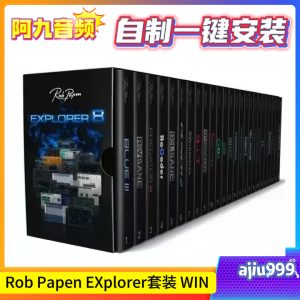 专业级音频插件套装 Rob Papen EXplorer V8.0.6-R2R WIN-阿九音频