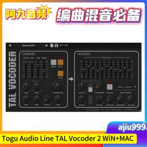 Togu Audio Line TAL Vocoder 2 V3.0.0 WiN+MAC-阿九音频