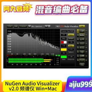 NuGen Audio Visualizer v2.0 频谱仪 Win+Mac-阿九音频