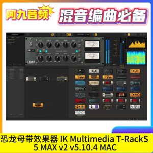 恐龙母带效果器 IK Multimedia T-RackS 5 MAX v2 v5.10.4 MAC-阿九音频