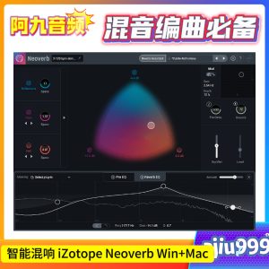 智能混响 iZotope Neoverb v1.0 Win+Mac-阿九音频