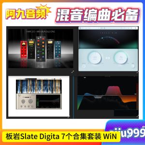 板岩合集Slate Digita 7件套综合效果器插件 WiN-阿九音频