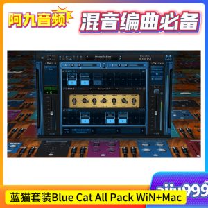 蓝猫套装Blue Cat’s All Plug-Ins Pack 2020效果器插件 WiN+Mac-阿九音频