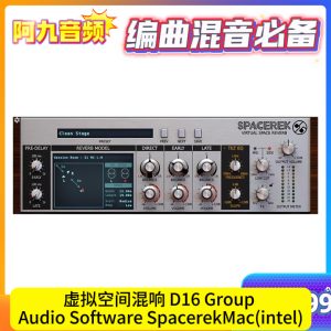 虚拟空间混响 D16 Group Audio Software Spacerek v1.2.3 Mac(intel)-阿九音频