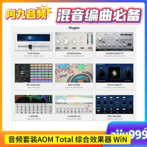 音频套装AOM Total v1.1综合效果器插件 WiN-阿九音频