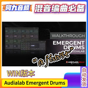 虚拟鼓乐器插件 Audialab Emergent Drums V2.0.2 WIN-阿九音频