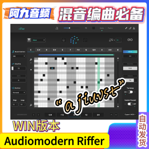 创意自动音序器 Audiomodern Riffer v.3.1.1 WiN-阿九音频