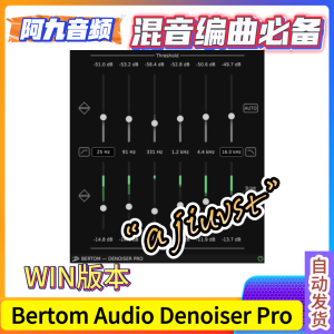 零延迟降噪插件 Bertom Audio Denoiser Pro v3.0.3 WIN-阿九音频