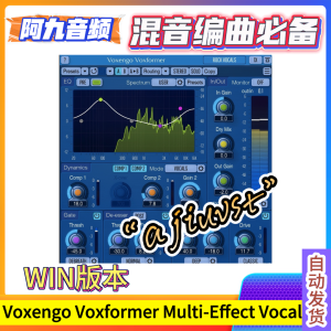 人声通道条 Voxengo Voxformer Multi-Effect Vocal Plugin v2.21 WiN-阿九音频