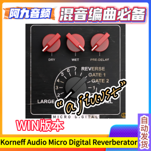 数字混响器 Korneff Audio Micro Digital Reverberator v1.0.4 WIN-阿九音频