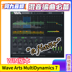 多段动态效果器 Wave Arts MultiDynamics 7 v7.00 WIN-阿九音频