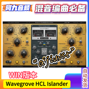 经典仿真压缩效果器 Wavegrove HCL Islander v1.1.1 WiN-阿九音频